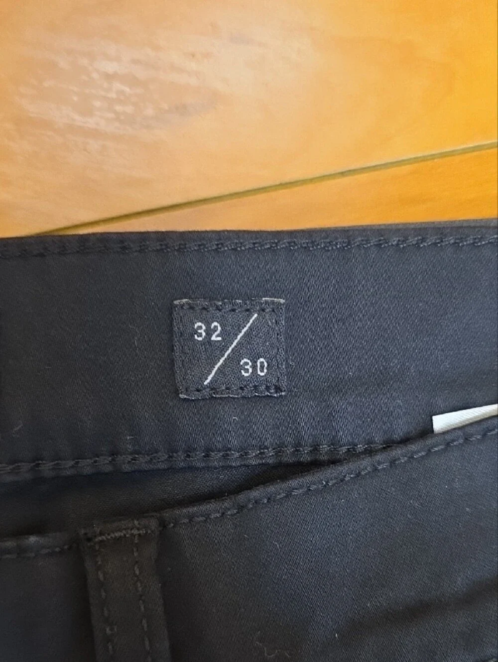 NWT Lucky Brand 121 Slim Straight Chino Style Pants Mens Black Size 32x30